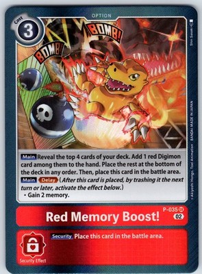 Red Memory Boost! (Resurgence Booster Reprint) Promo Resurgence Booster Foil P-0
