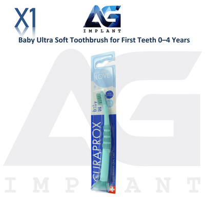 Ultra Soft Baby Toothbrush for First Teeth 0 4 Years Compact Dental Care