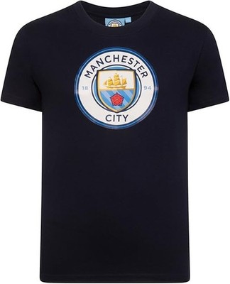 MANCHESTER CITY T Shirt Mens LARGE Official Football Team Logo Top MCT7
