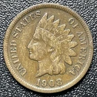 1908 S Indian Head Cent Penny 1c VF Very Fine Key Date Coin