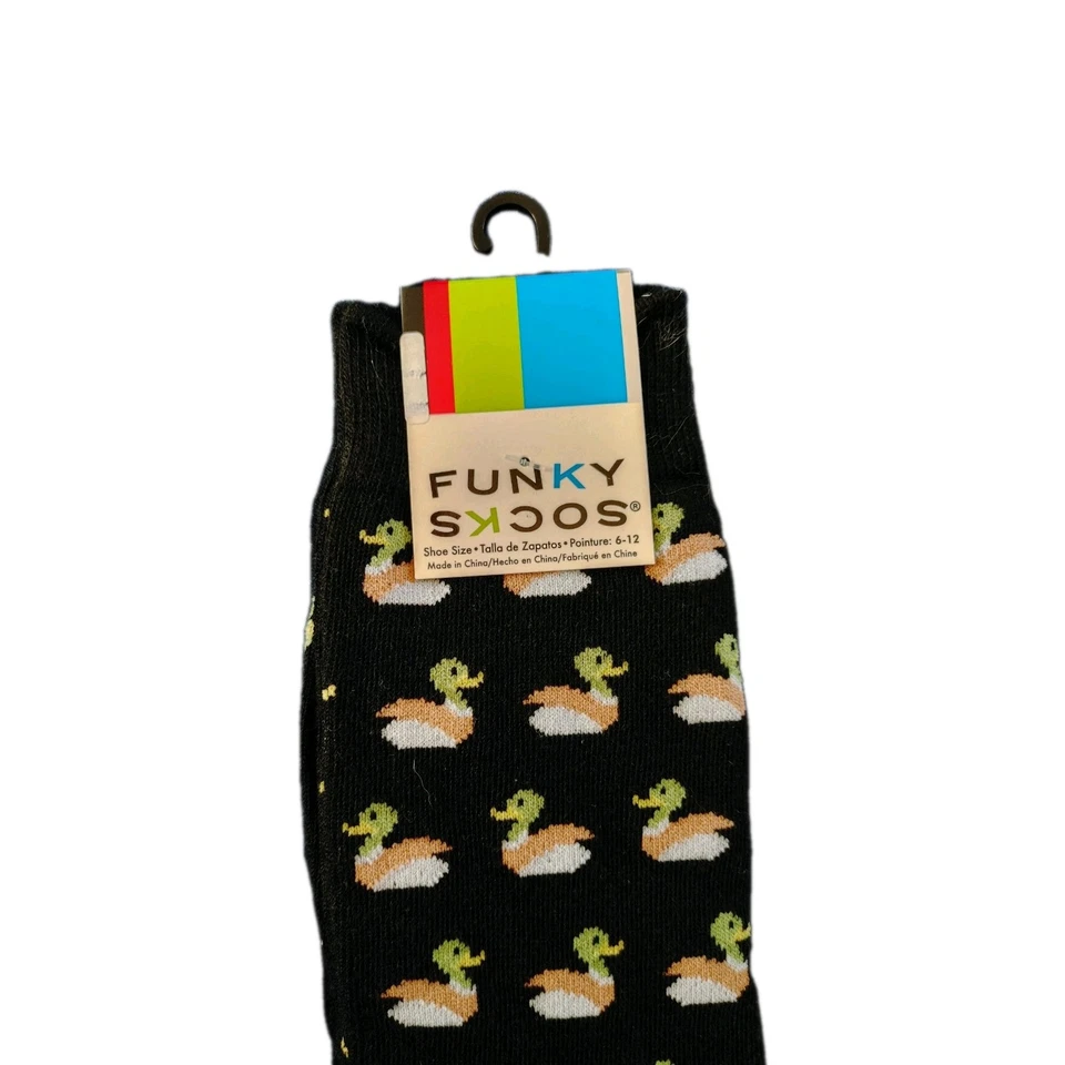 Calcetines Funky Para Hombre Pato Calcetines Zapato Talla 6-12 Foto 2 de 4