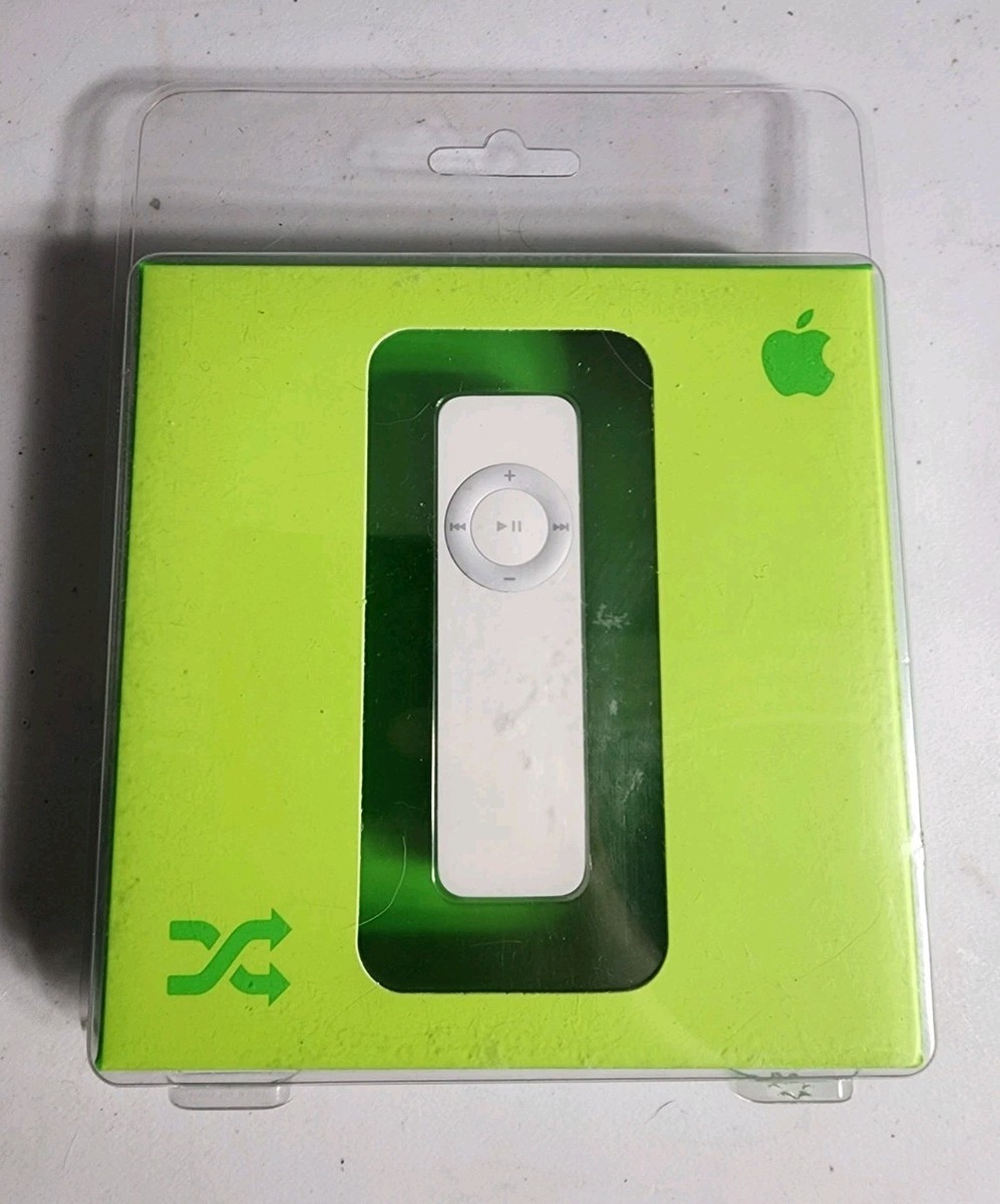 未使用☆APPLE iPod shuffle IPOD SHFL 1G Apple iPod shuffle 1st Generation White (1 GB) for sale