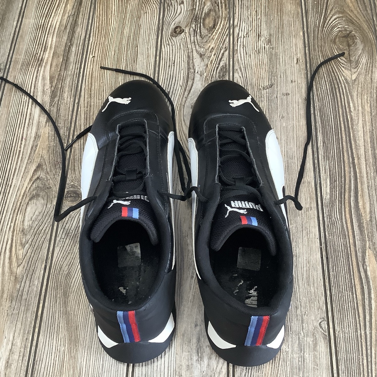 ☆PUMA☆  Cat Comfort 2 Essential White Black 40428102 Size 14 - PUMA BMW Motorsport x R-Cat Black White for sale