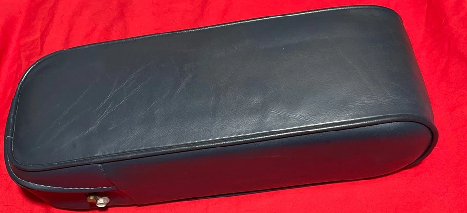 Cadillac Deville Fleetwood 1985-1992 tracción delantera reposabrazos central reposabrazos azul OEM Foto 2 de 4