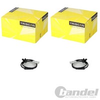 2X Triscan ABS-SENSOR Raddrehzahl Vorne Passend FüR CitroËN C4 Peugeot 307