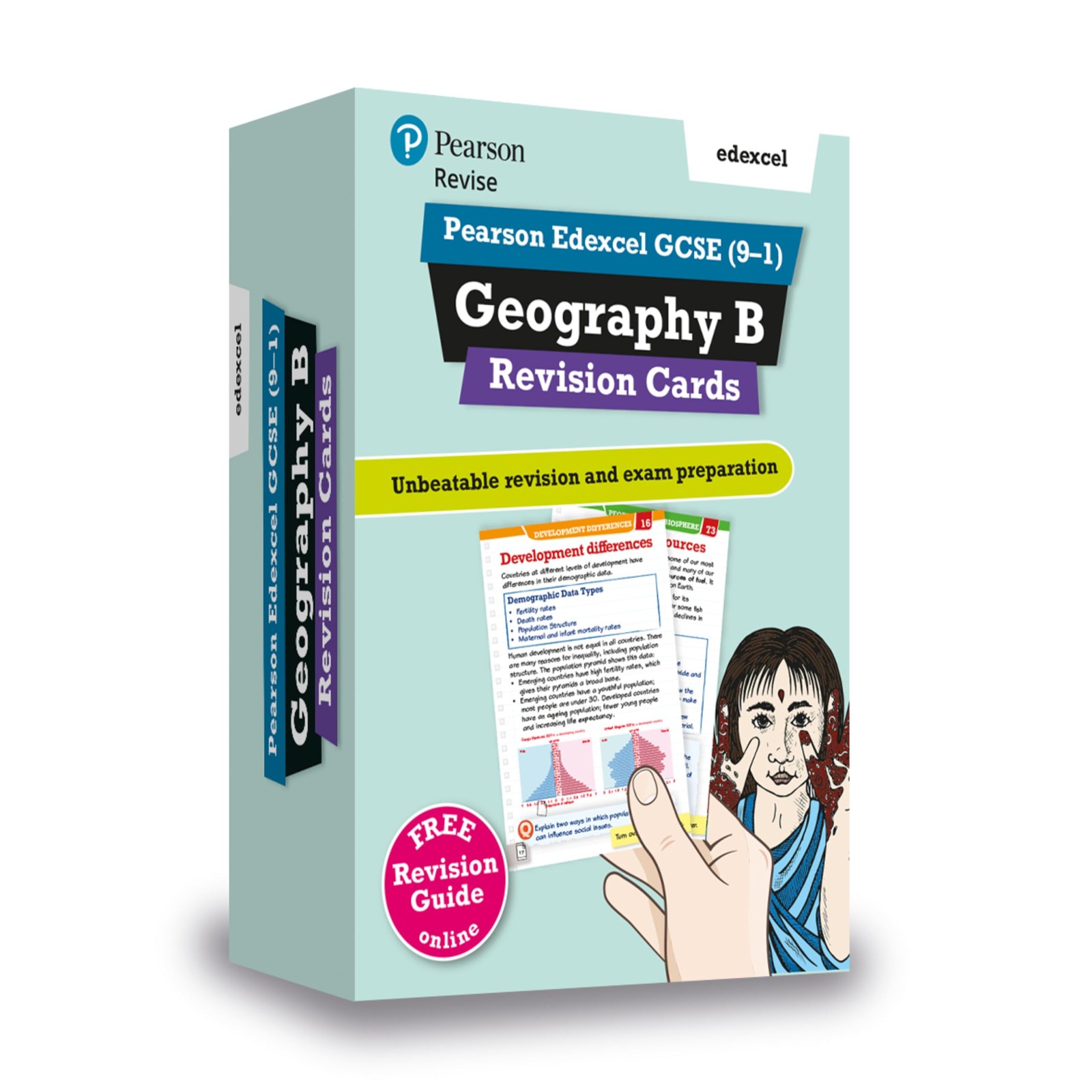 Pearson REVISE Edexcel GCSE Geography B Revision Cards - for 2026, 2027 exams - Image 3