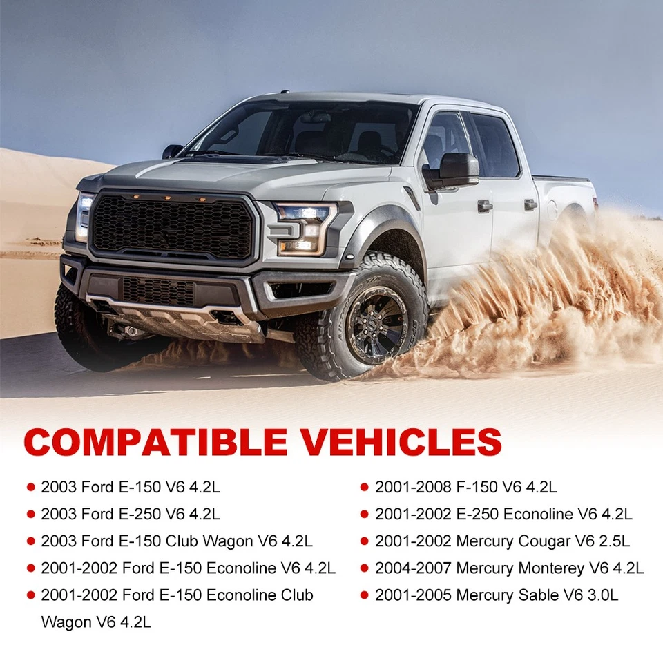 Ignition Coil + Spark plug & Wires For Mercury Sable 3.0L Monterey 4.2L F-150 - Image 4 of 4