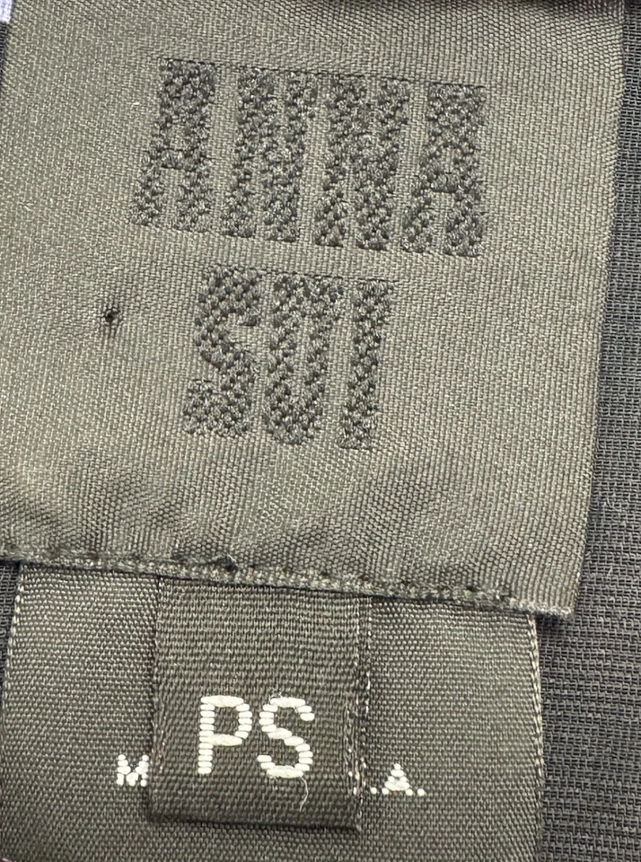 Cárdigan Anna Sui Terciopelo Burnout Kimono Talla S Púrpura Rosa Floral Mezcla Seda Foto 3 de 4