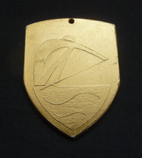 Soviet USSR Desk Medal Sport Academic Rowing Winner Kiev Regatta