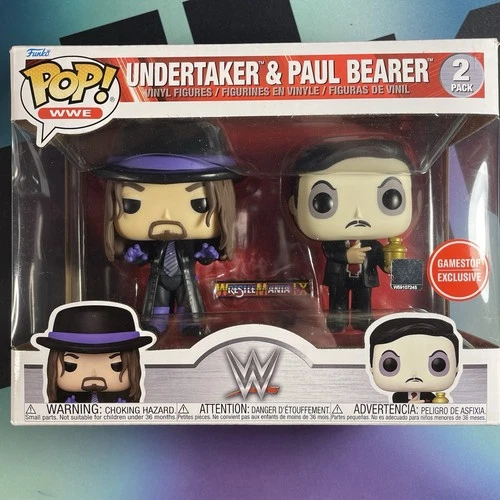 Funko Pop! WWE Undertaker Paul Bearer 2 Pack WrestleMania IX GameStop Exclusive