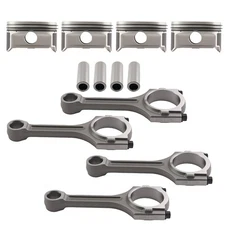 Full Set 4X Piston Pin & Connecting Rod Kit for Hyundai Sonata Kia Optima 2.4L