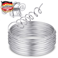 Aluminiumdraht Schmuckdraht Basteldraht 3Mm 10M Silber FüR DIY Dekorationen