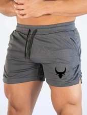Men Sports Shorts Breathable Gym Running S M XXL