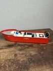 Vintage LEGO 4020 Fire Rescue Fishing BOAT Red Hull Ship