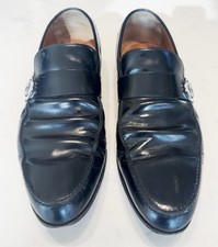 Gucci Men's Black Leather Loafers - US 11.5 - Gucci 10.5
