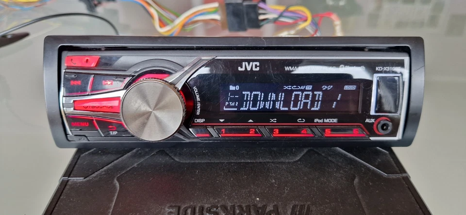 JVC KD-X310BT 1-din Autoradio FM, USB, AUX , BLUETOOTH, MP3 Player einwandfrei!! - Bild 4 von 4