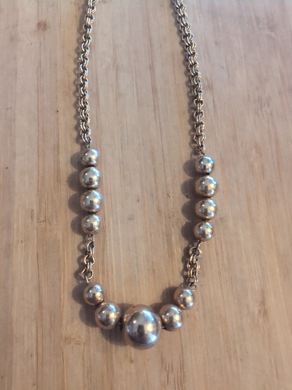 Vintage Gold Tone Choker Necklace