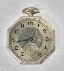 Vintage Supreme IWC Illinois Pocket Watch Case 10K Gold Filled Shrine Swiss 17J