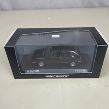 Minichamps VW GOLF GTI 1985 BLACK 1:43 VOLKSWAGEN RARE ONLY 1,344 Made!