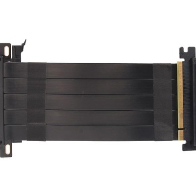 PCIE 4.0 Riser Kabel x16 Grafikkarten Verlängerungskabel Schwarz - Hochgeschw...