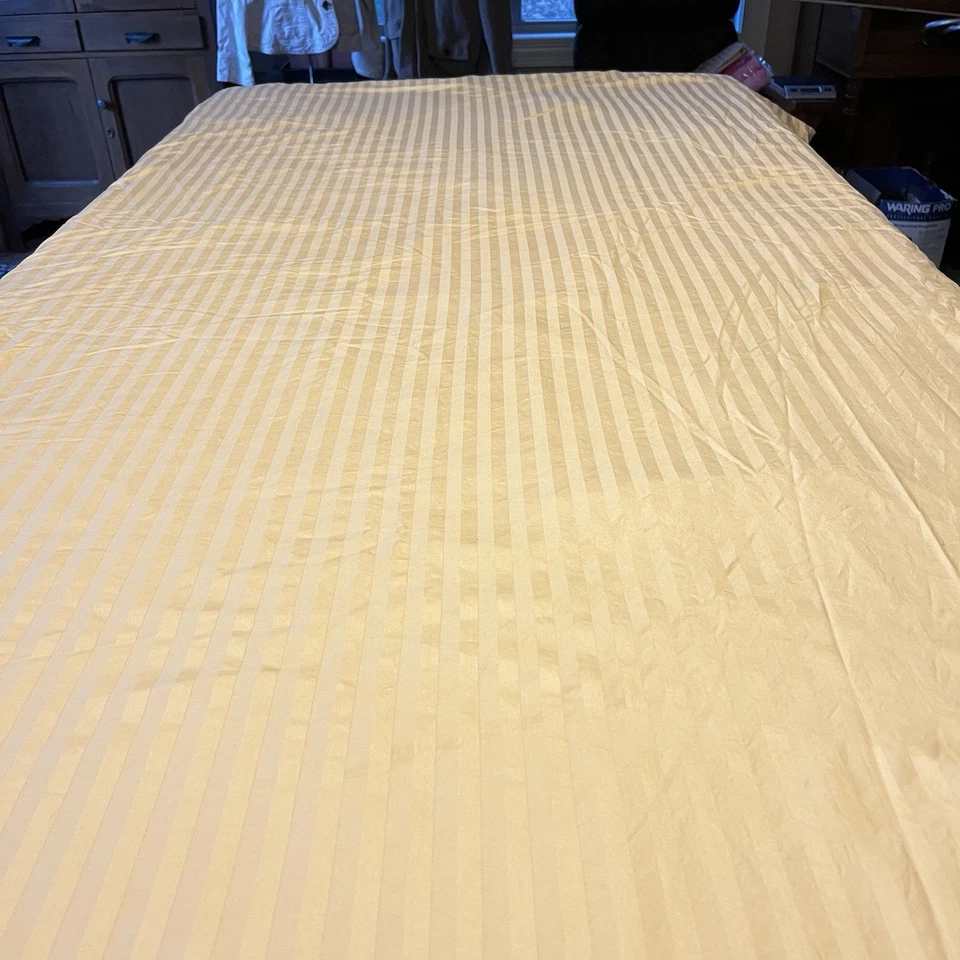 Juego de funda nórdica King Divatex 102x90 damasco rayas 100 % algodón + 2 fundas de almohada Foto 3 de 4