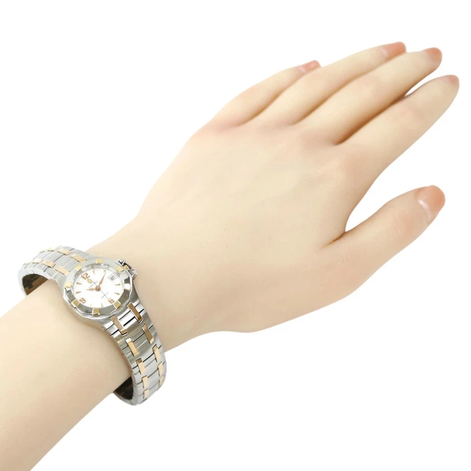 Reloj Pulsera Concord 24.36.1840 Saratoga Acero Inoxidable Cuarzo Mujer Blanco Foto 2 de 4