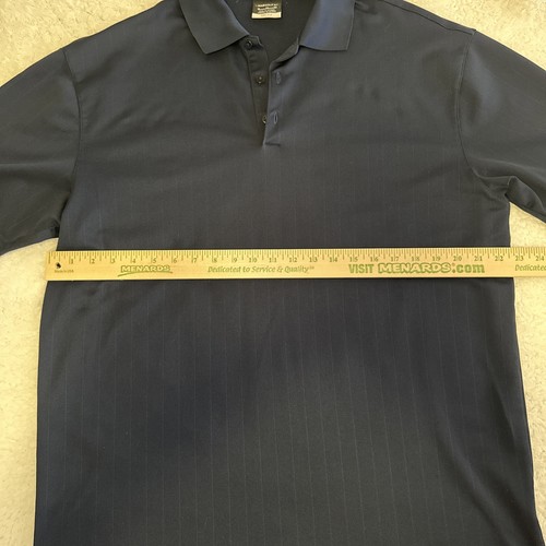 Nike Golf Dri-Fit Men's Size XL Deep Blue Short Sleeve Polo Shirt Medical Mutual - Picture 8 of 13