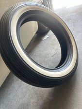 Vintage Yokohama Y-350 Mt90-16 Motorcycle Tire Wide Whitewall Made In Japan