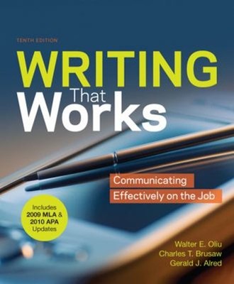 Writing That Works with 2009 MLA and 2010 APA Updates : Communica