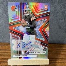 Panini 2025 Rookies & Stars Shedeur Sanders Rookie Auto #177 Browns NFL