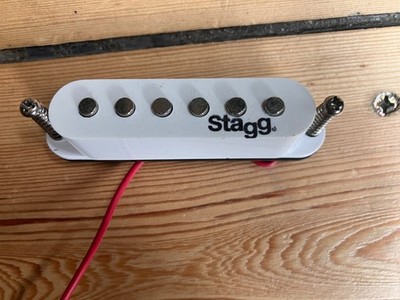 Stagg SES-30 E-Gitarre Hals Tonabnehmer 7,3K Ohm