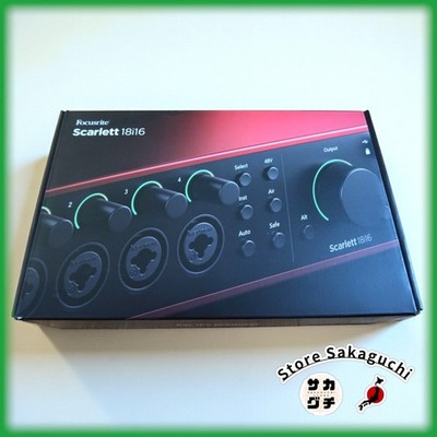 Focusrite Scarlett 18i16 4th Gen Music Audio Recording USB Interface 18in 16out
