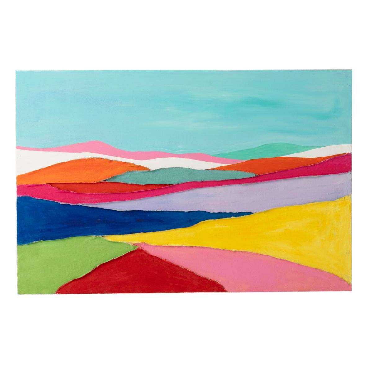 Toile Déco Waves 82x122cm pour réveiller un mur blanc impersonnel