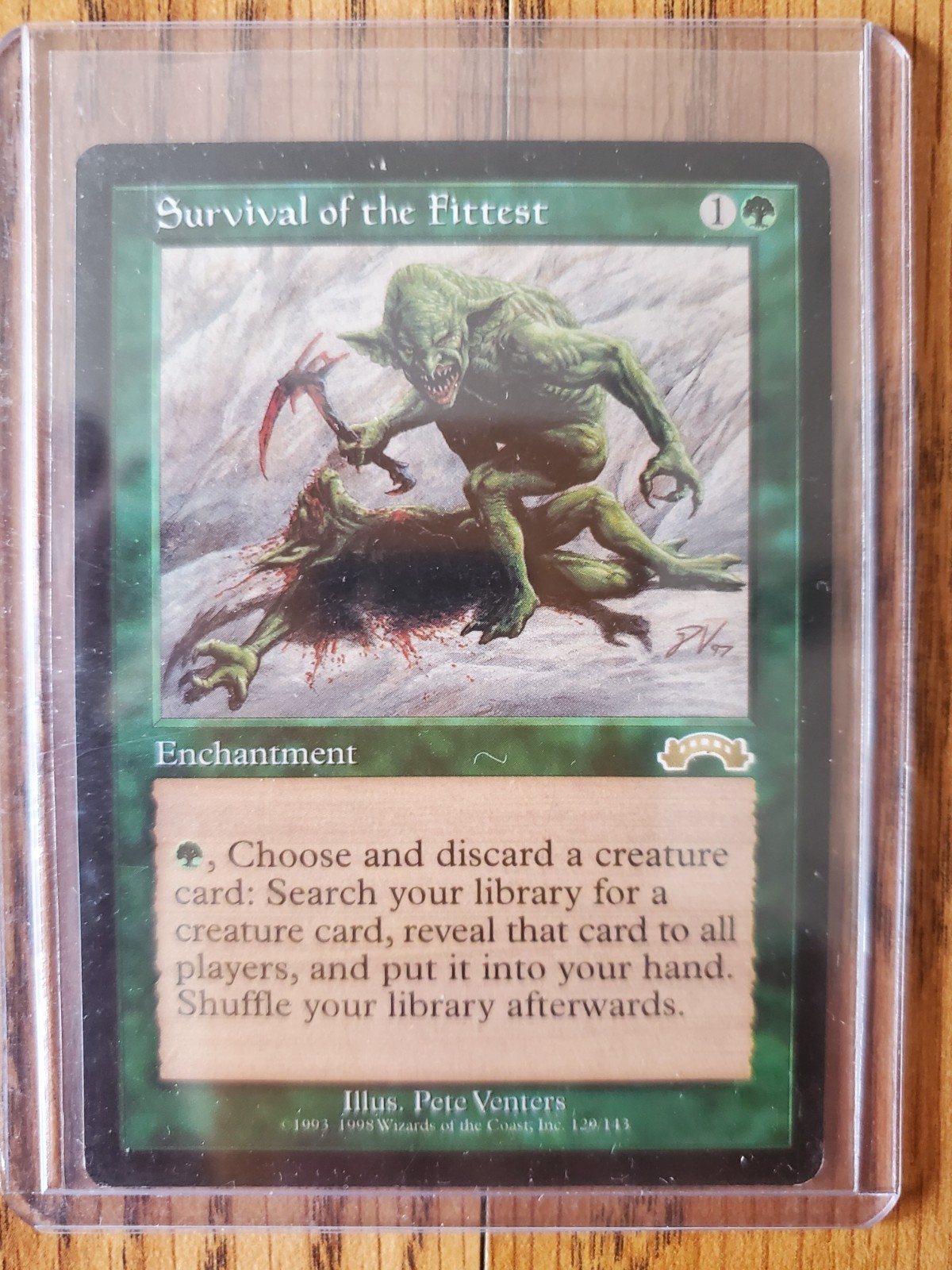 Magic The Gathering SURVIVAL OF THE FITTEST Exodus Lightly Played SEE PHOTOS