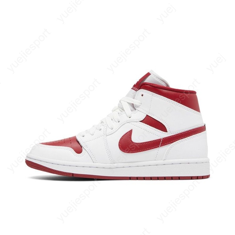 スニーカー air jordan 1 mid WHITE/POMEGRANATE-WHITE Size 6 - Air Jordan 1 Mid White Pomegranate W for sale online | eBay