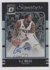 2016 Panini Donruss Optic Signature Series Holo Silver Prizm CJ Miles Auto 5l1
