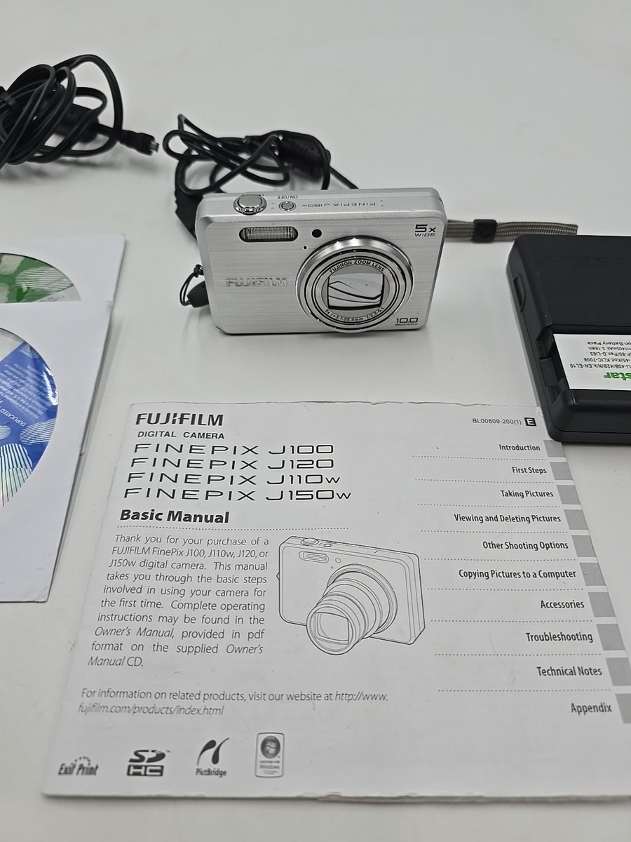 Fujifilm FinePix J150W 10MP Digital Camera with 5x Optical Zoom