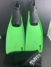 Mares Tropic Italy Swim Fin Flippers 41-42 /7-8 Includes Shape Inserts Bag