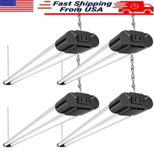 Linkable 4 Pack LED Utility Shop Light 6500K Cool Daylight 4400 LM Super Bright