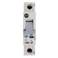 ALLEN-BRADLEY 1492-SP1C080 MINIATURE CIRCUIT BREAKER, 8-AMP, 1P, 240/415V