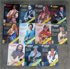 Guitar Player Magazine 11 backissues 1978 - Howe, Garcia, Wyman, Ellis, Santana