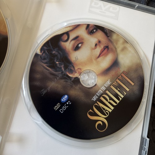 Scarlett DVD 1994 Timothy Dalton Gone with the wind 2 Region ALL Korean Release - Picture 8 of 8