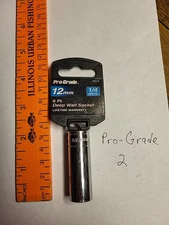 12mm Pro-Grade Socket 1/4" Dr. / 6 Pt. - NOS 12712