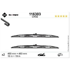 Scheibenwischer 24566245 Set vorne für Opel Omega A V87 Senator B V88 Vectra J9