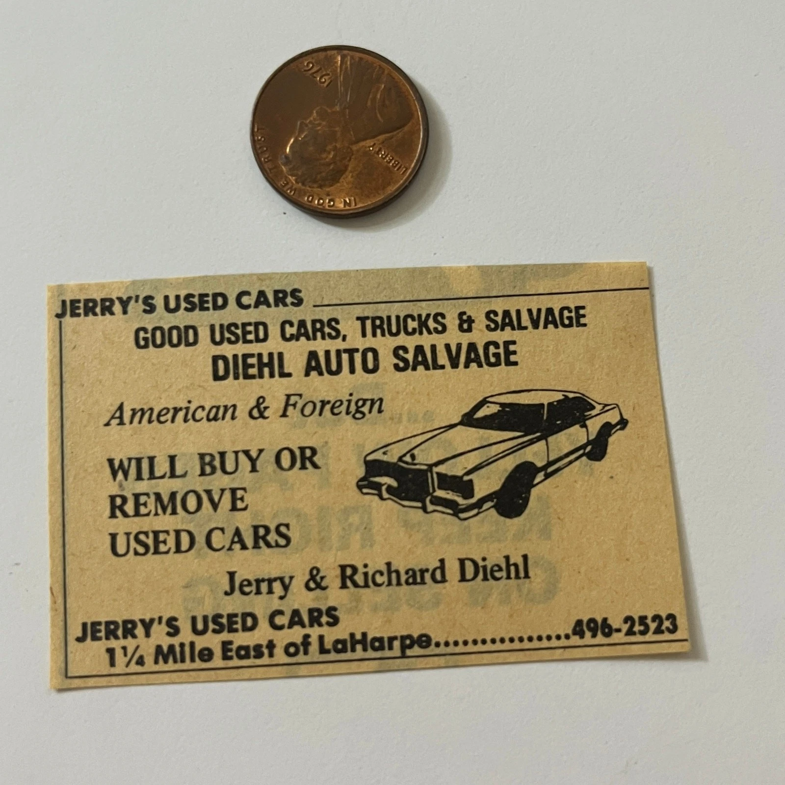  used carros jerry's diehl la harpe ks 1982 iola ad sag8-s1 