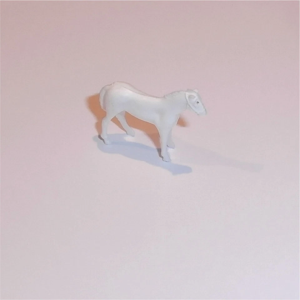 Dinky Toys Dublo 73 Horse Float White Plastic Horse - Image 2 of 4