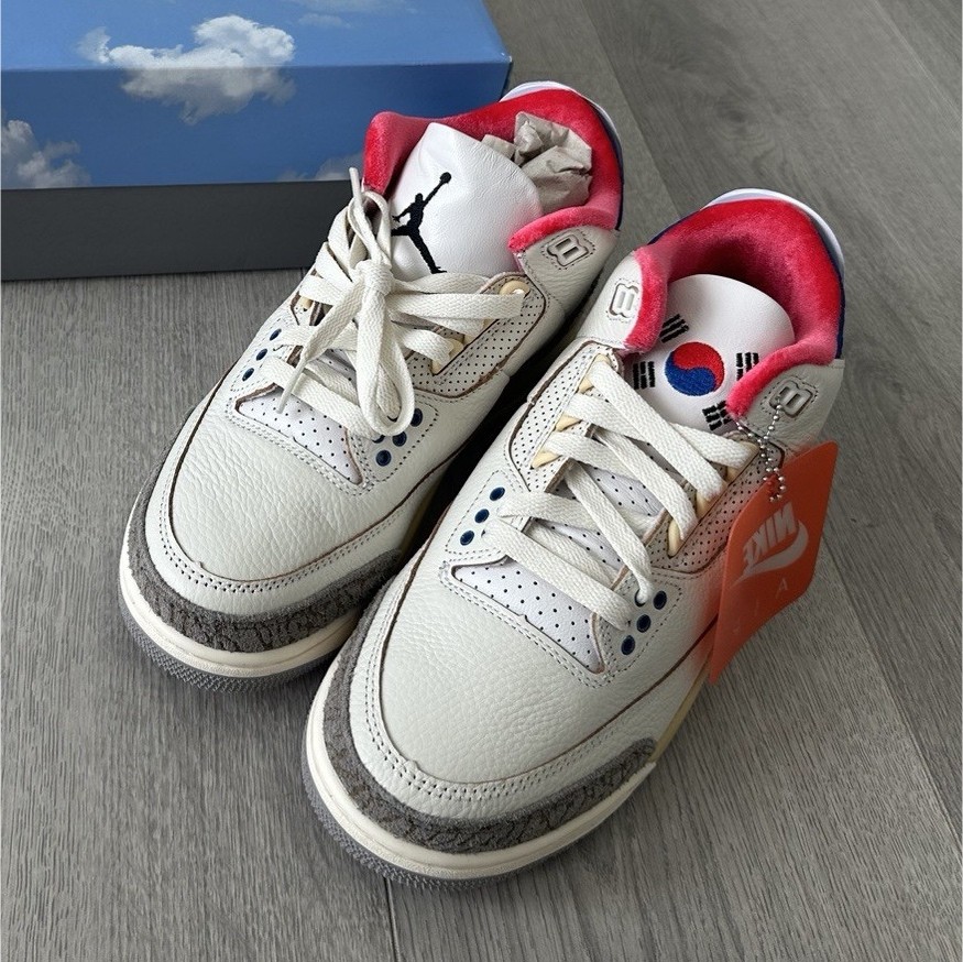 Jordan Air Jordan 3 Seoul 2.0 White/Black/Sport Royal Leather