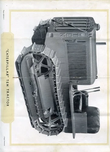 Old Vintage 1930's Advertising Booklet Caterpillar Ten Tractor 34 Pages