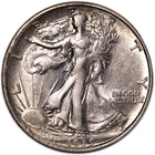 1919-D Denver Walking Liberty Half Dollar 50C Almost Uncirculated AU+ KEY DATE