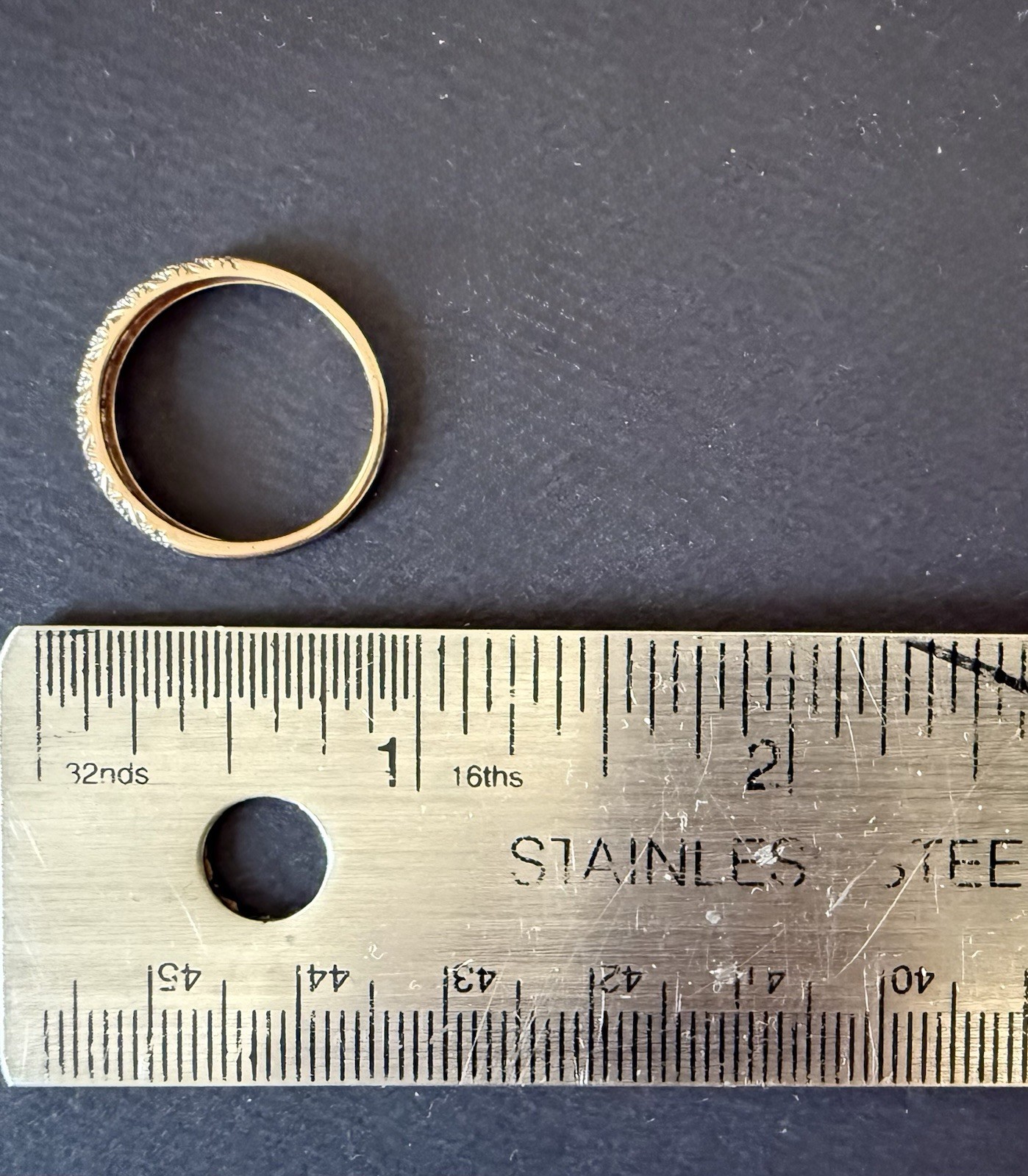 1.15g Solid 10k Rose Gold Stackable Sculpted Cabl… - image 7